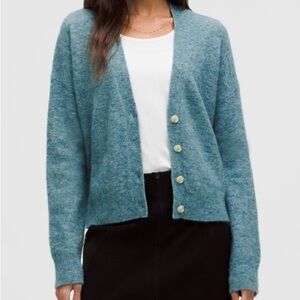 Never Worn Lululemon Alpaca Wool-Blend Cardigan Sweater